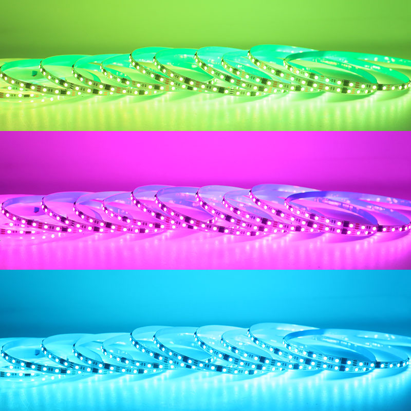 96LEDs/m 12V WS2811 6.5mm Small Addressable LED Strip 96LEDs/m 12V WS2811 6.5mm Small Addressable LED Strip